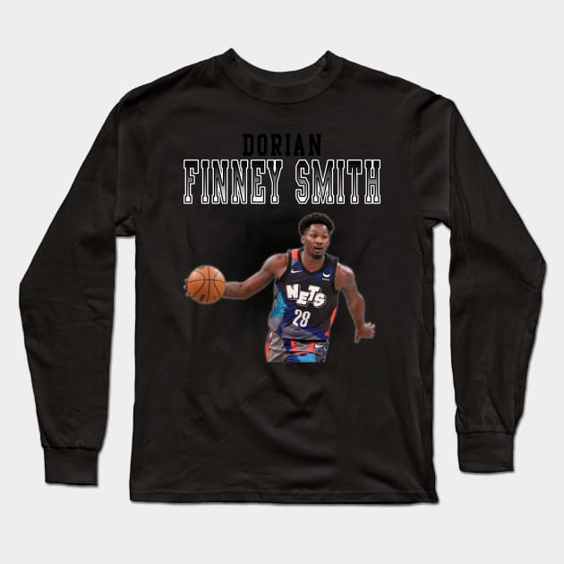 Dorian Finney Smith Long Sleeve T-Shirt by Bojes Art